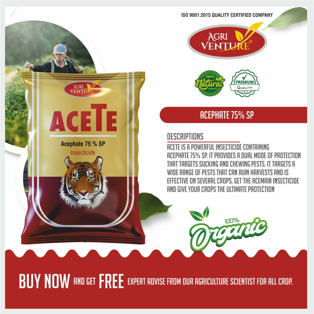AgriVenture ACETE ( Acepate 75% SP ) (1 LTR)