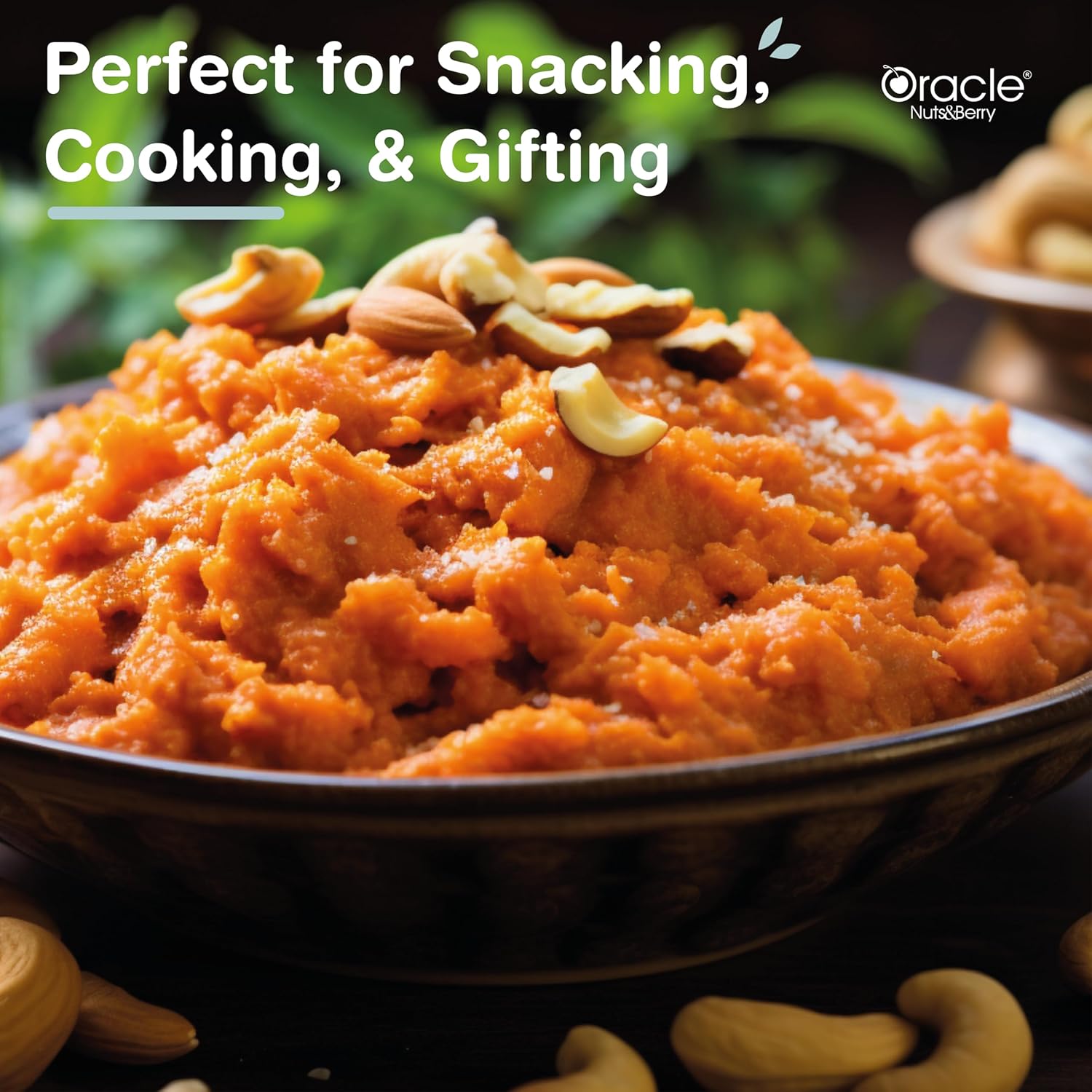 Oracle Roasted & Salted Premium Cashews Healthy Dry Fruits Snack (200gm)