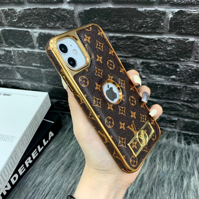 Aesthetic Leather Design Hard Case For Samsung