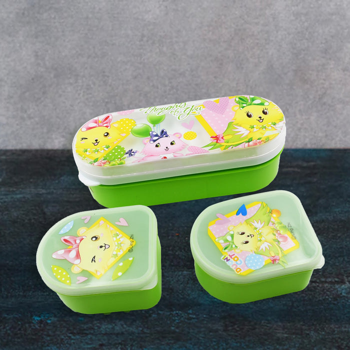 5980 Tiffin Box Smart Lunch Box High Quality 3 box Lunch Box Leak Proof Lunch Box For Home & School, Office Use