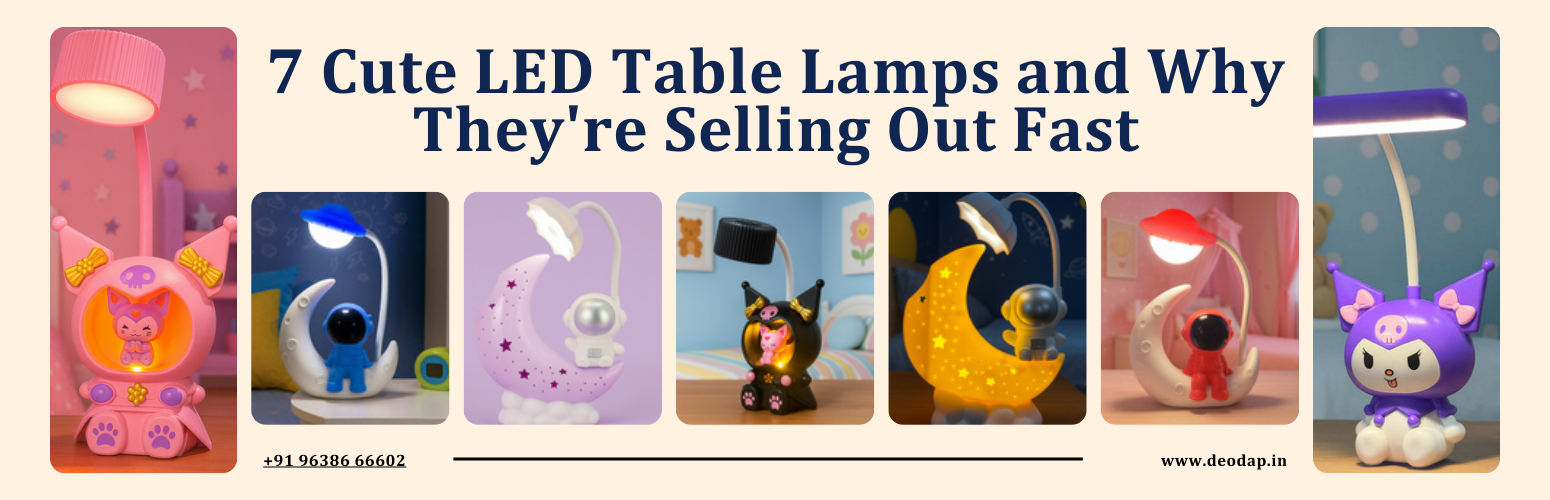 7 Cute LED Table Lamps and Why They're Selling Out Fast