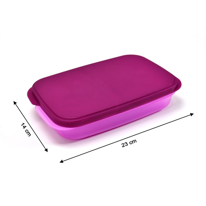 Customized Unbreakable Divine Leak Proof Plastic Lunch Box Food Grade Plastic BPA-Free 2 Containers with Spoon