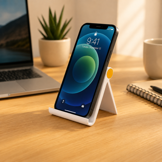 Foldable Mobile Stand – Slim & Portable Desktop Phone Holder