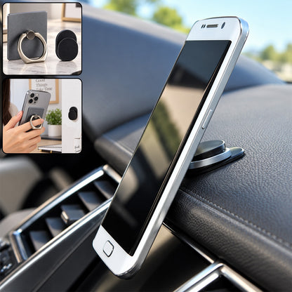 360 Degree Rotating Finger Ring Grip for Mobile, Phone Stand for Videos (1 Pc)