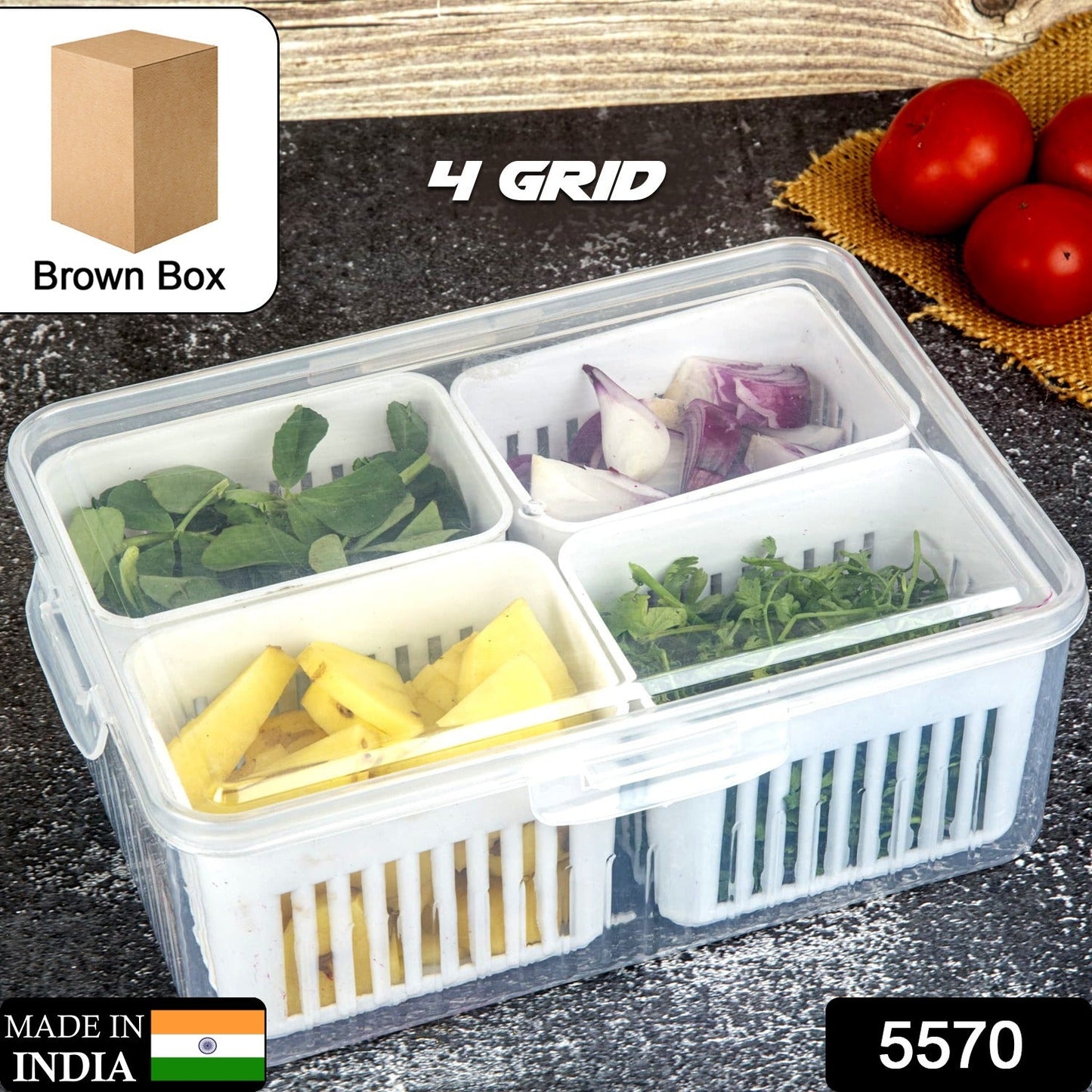Fridge Storage Box – Airtight Food & Veggie Organizer | Tidy Table