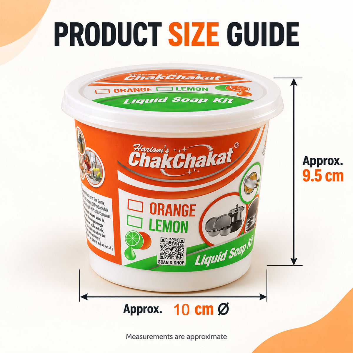 ChakChakat DIY Liquid Soap Making Kit with Mixing Tub and Ingredient Packs