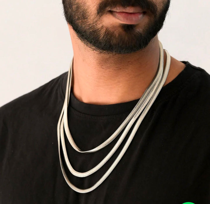 Silver Chain For Men and Boys Fashion Accessories for Men | Birthday Anniversary Gift for Men Boys