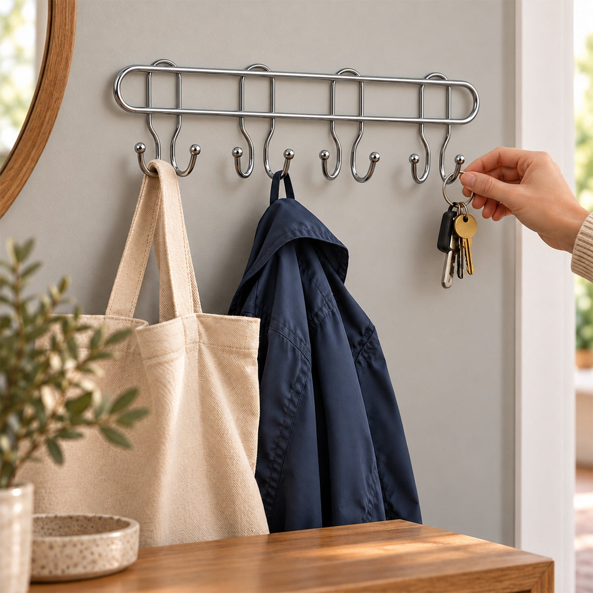 Wall Mounted Bathroom Storage Organizer Combo for Home – 3 Pc
