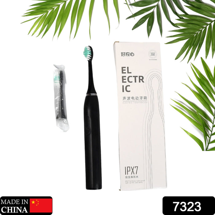 7323 ELECTRIC TOOTHBRUSH FOR ADULTS AND TEENS, ELECTRIC TOOTHBRUSH BATTERY OPERATED DEEP CLEANSING TOOTHBRUSH