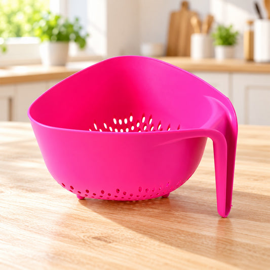 Triangle Wash Basket for Kitchen, Colander for Rice, Dal and Vegetables (1 Pc)