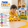 Kids Electric Toy Train Set – Lights, Music & Easy Assembly