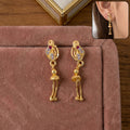 Gold-Plated Leaf Earrings – Elegant Jewelry for Women