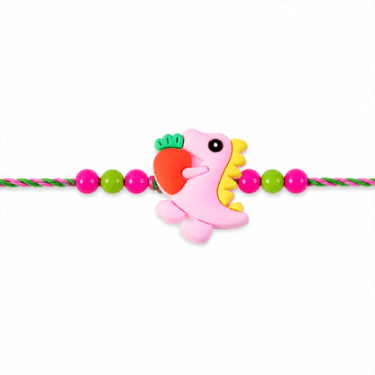 Seahorse Character Kids Beaded Thread Rakhi for Brother (5pcs)