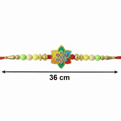 Lightweight and comfortable Multicolor Rakhi