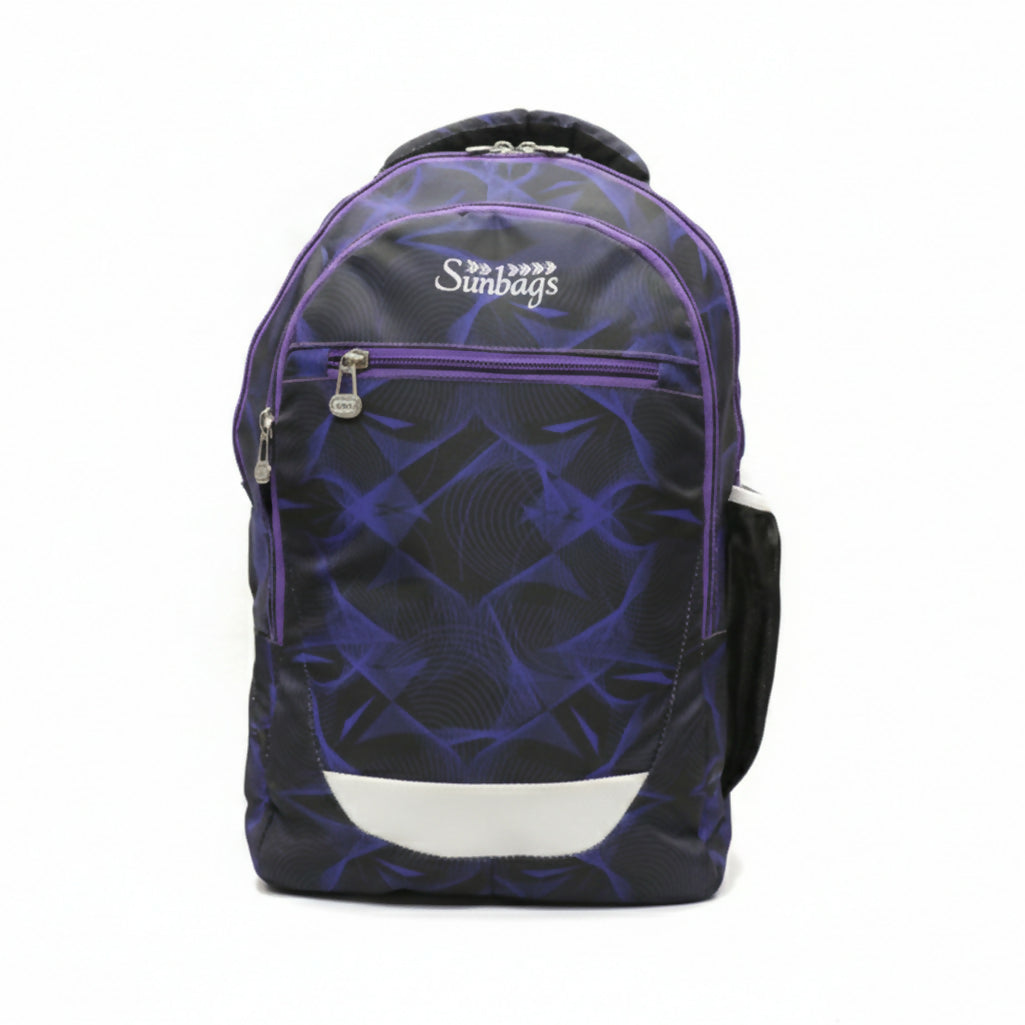 Interior padded laptop sleeve of lightweight backpack for secure laptop fit