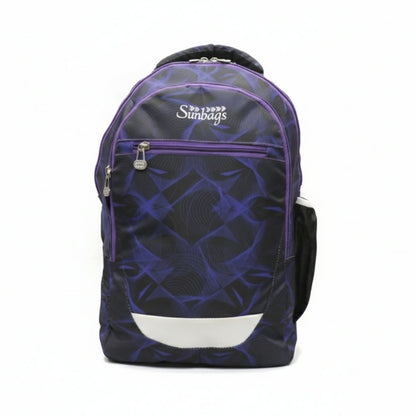 Interior padded laptop sleeve of lightweight backpack for secure laptop fit