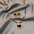 Gold Plated AD Mangalsutra Set – Modern Elegant Jewelry for Women