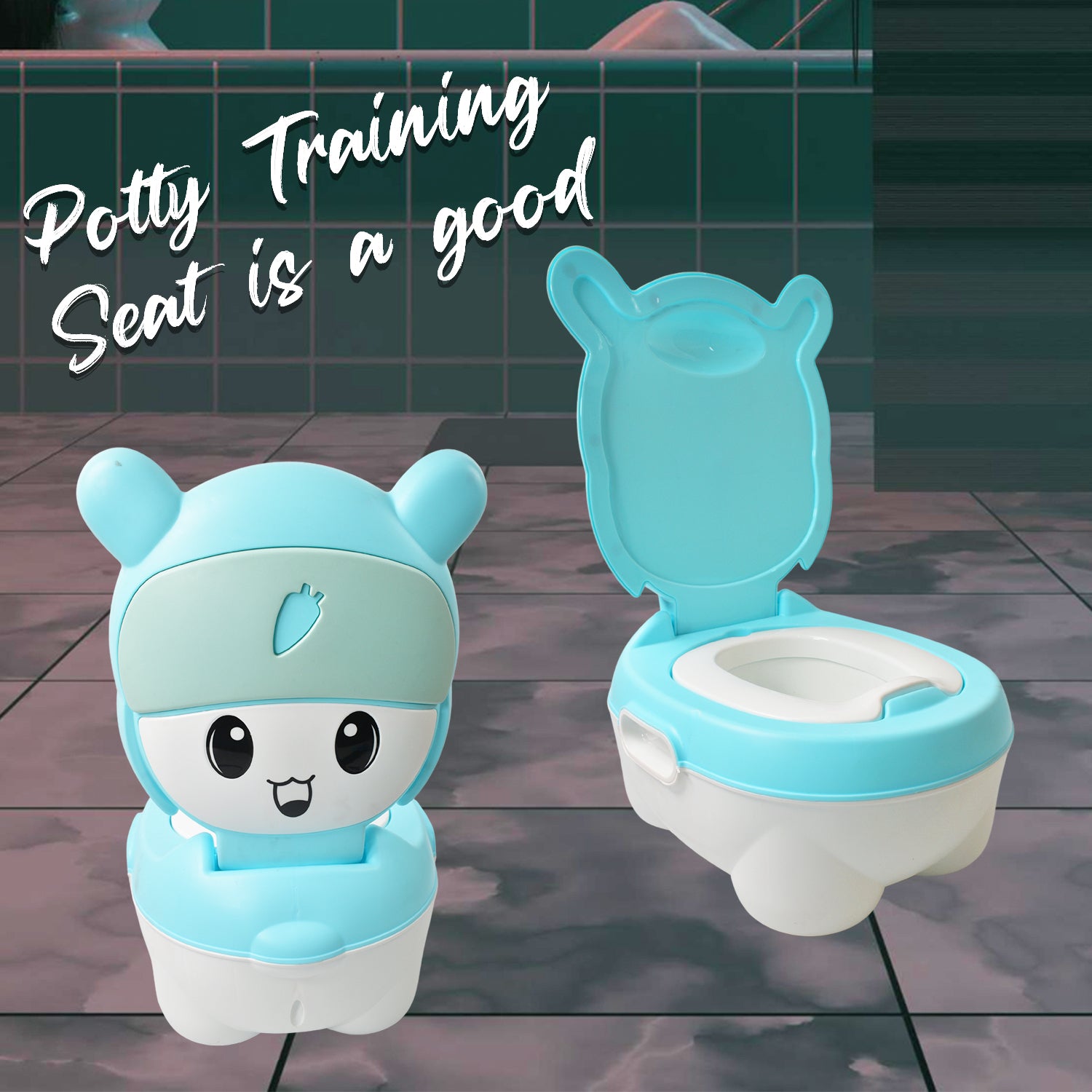 Baby Potty Toilet Training Seat Baby Potty Chair for Boys Girls 1+ Year Mix Design