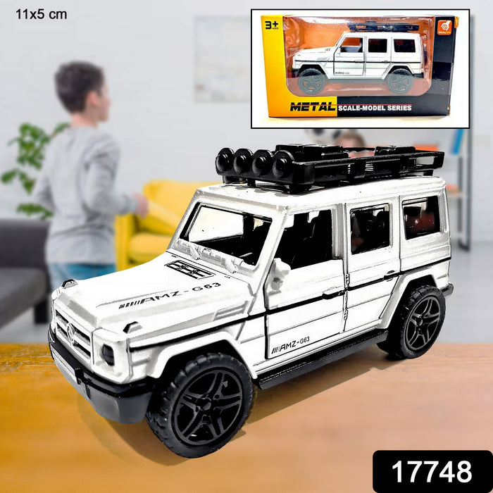 17748 Alloy Metal Pull Back Die-cast Car, Jeep Model Car Off Road Die cast Metal Pullback Toy car with Doors Open Boys Gifts Toys for Kids Age 3+ Years (Pack of 1)