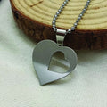 Heart Shaped Pendant Chain – Elegant Unisex Love Symbol Jewelry