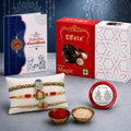Rakhi with Chocolate for Brother – Peacock Om Kids Combo