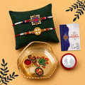 Raksha Bandhan Combo – Multicolor Rakhi Pooja Thali for Brother