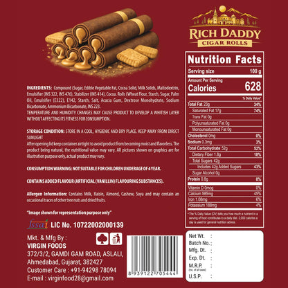 Krishna Rakhi for Brother with Biscolata Wafer Rolls, Coin & Card, Pack of 5