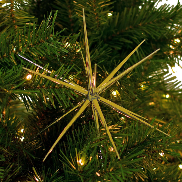 3D Gold Star Hanging Decoration Star, Acrylic Look  Hanging Luminous Star for Windows, Home, Garden Festive Embellishments for Holiday Parties Weddings Birthday Home Decoration ( Big / Medium, Small )
