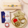Rakhi Gift Hamper – Bird Bracelet Rakhi & Pooja Thali