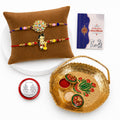 Flower, Bal Hanuman Multicolor Rakhi for Brother & Bhaiya | Pack of 6