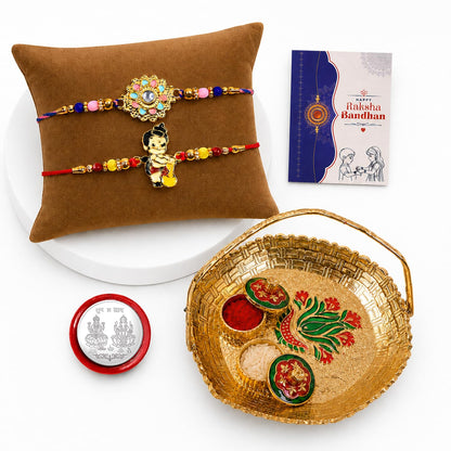 Flower, Bal Hanuman Multicolor Rakhi for Brother & Bhaiya | Pack of 6