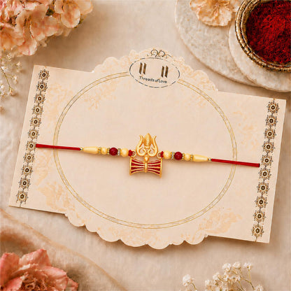Damru Multicolor Rakhi for Brother & Bhaiya with Chocolate Butter | Pack of 5