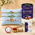 Rakhi for Brother with Blueberry Almond 96gm - Rakshabandhan Gift Set, Pack of 7