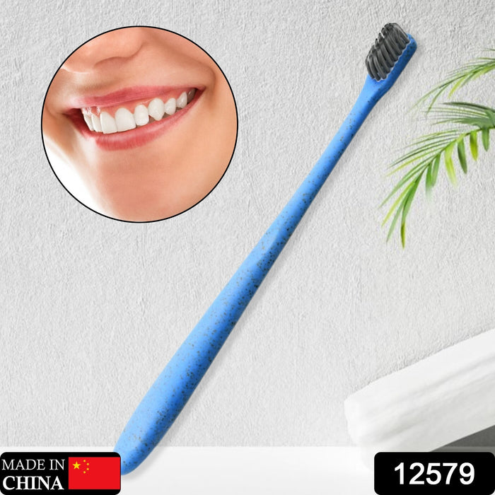 12579 Wheat Straw Toothbrush Women Men Soft-bristle Toothbrush Oral Care Tooth Brush Manual Toothbrush for Deep Cleaning, Dental Care (1 Pc)