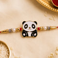 Kids Rakhi – Cute Panda Charm with Pearl Beads for Brothers
