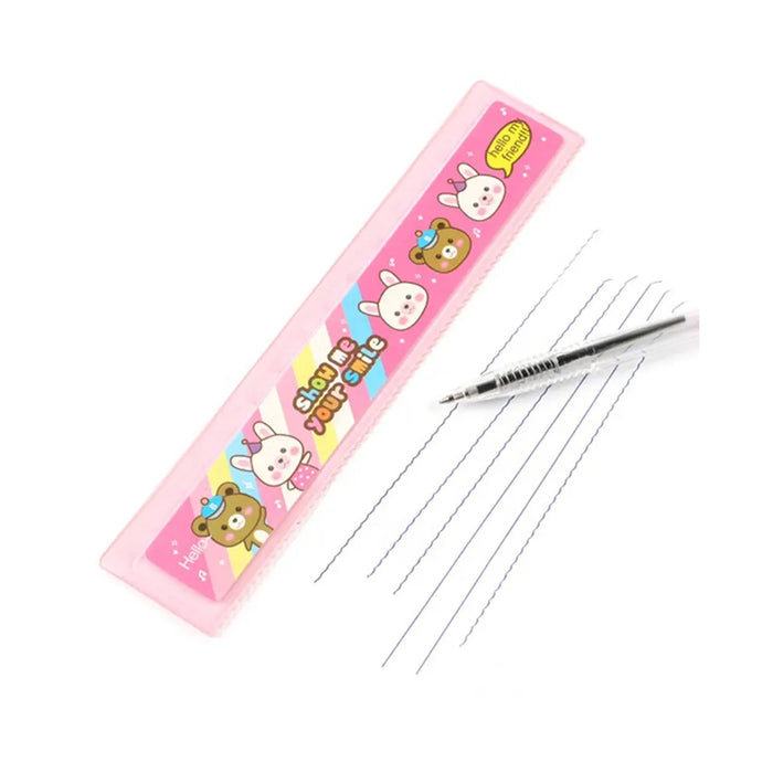 10 Pcs Set Stationary Set Including Pencil Ruler Rubber Pencil Sharpener Glue Ballpoint Pen Scissors Pencil Cover, School, Office Product Gift