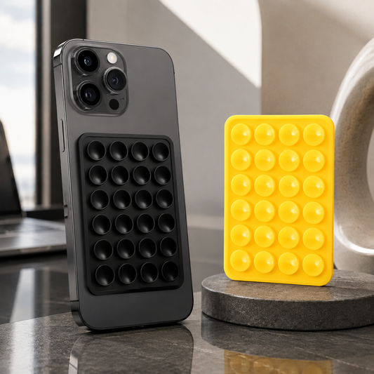 Suction Phone Holder Mount – Silicone Grip, Mix Colors | Gambit