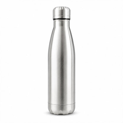 8448 stainless steel water bottle white background