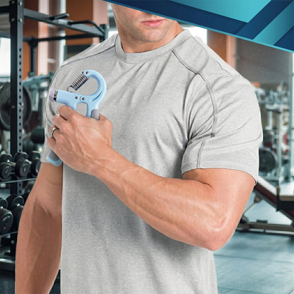 Gym Hand Exerciser Equipment Adjustable Hand Grip Strengthener for Forearm (1 Pc)