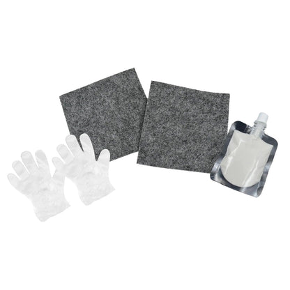 Nano Magic Car Scratch Remover Cloth, Multipurpose Scratch Repair Cloth, Cloth for Car Paint Scratch Repair, Easy to Repair Slight Scratches on the Surface Polishing Repeatable Use for All Kinds of Car (45 ML Repair Solution, 2 Gloves, 2 nano Cloth)