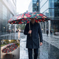 Lightweight Foldable Floral Umbrella for Rain, Sun and Everyday Travel Use (1 Pc)