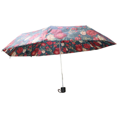 Lightweight foldable floral umbrella for rain and travel - image 5