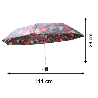 Lightweight foldable floral umbrella for rain and travel - image 6