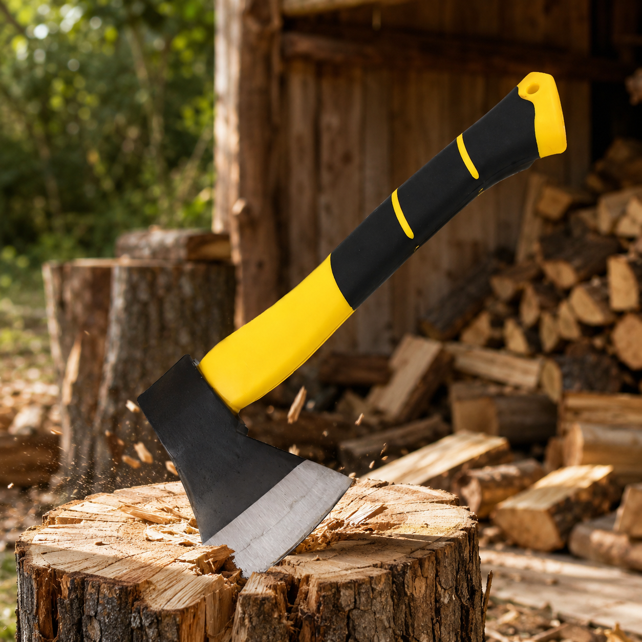 Hatchet Axe – Durable Fiberglass Handle, 537 Gm | Velvet Wipe