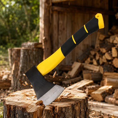 Hatchet Axe – Durable Fiberglass Handle, 537 Gm | Velvet Wipe