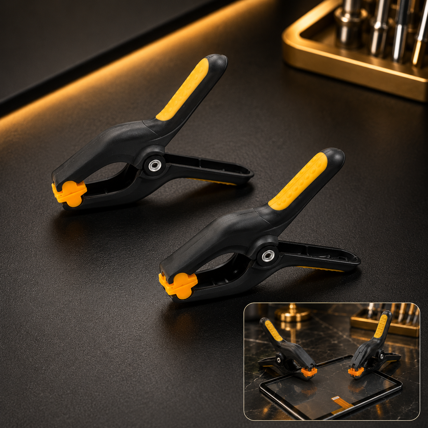 Spring Clamps for Screen Repair – 3-inch Heavy Duty (2 Pc) | Wagtail