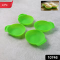 Silicone Idli Maker Cups – Non-Stick Food-Grade Moulds (4 Pcs)