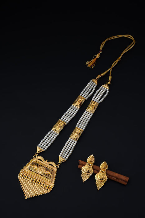 Moti Rani Har Necklace with Earring Set