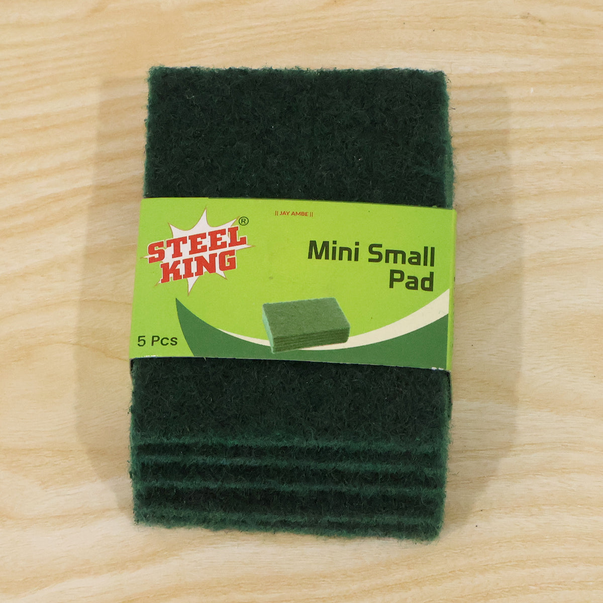 Scrub Sponge Pads – Aqua Green, Pack of 5 for Home | Velvet Wipe