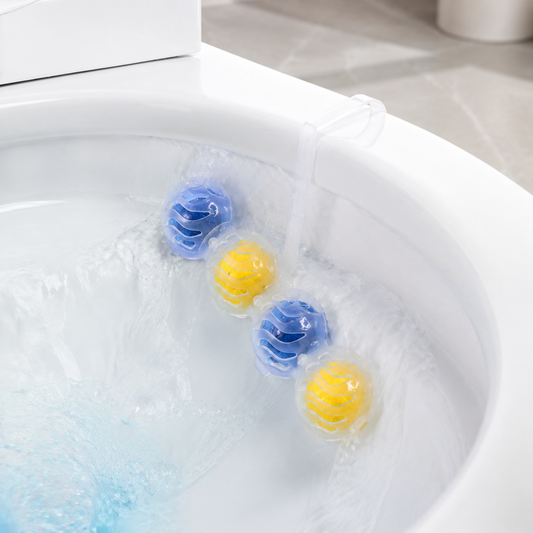 Toilet Cleaning Balls – Automatic Dual Action Freshness & Hygiene